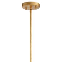 One Light Pendant by Crystorama - Doral Collection, Renaissance Gold Finish - DOR-B7701-RG