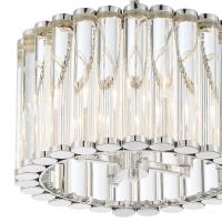 Four Light Pendant by Crystorama - Elliot Collection, Polished Nickel Finish - ELL-B3004-PN