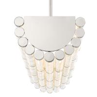 Six Light Chandelier by Crystorama - Elliot Collection, Polished Nickel Finish - ELL-B3007-PN