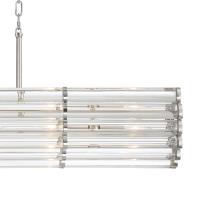 Six Light Chandelier by Crystorama - Elliot Collection, Polished Nickel Finish - ELL-B3007-PN