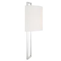 Two Light Wall Sconce by Crystorama - Fremont Collection, Polished Nickel Finish - FRE-422-PN