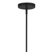 Three Light Pendant by Crystorama - Fulton Collection, Black Finish - FUL-904-BK