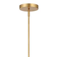 Three Light Pendant by Crystorama - Fulton Collection, Antique Gold Finish - FUL-904-GA