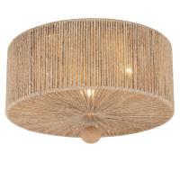 Three Light Flush Mount by Crystorama - Jessa Collection, Burnished Silver Finish - JES-B7103-BS
