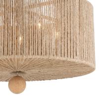 Five Light Pendant by Crystorama - Jessa Collection, Burnished Silver Finish - JES-B7105-BS