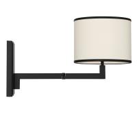 One Light Wall Sconce by Crystorama - Madison Collection, Matte Black Finish - MAD-B4101-MK
