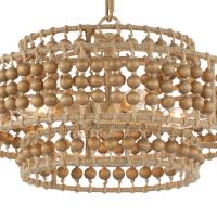 Four Light Mini Chandelier by Crystorama - Silas Collection, Burnished Silver Finish - SIL-B6003-BS