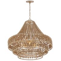 Six Light Chandelier by Crystorama - Silas Collection, Burnished Silver Finish - SIL-B6006-BS