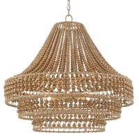 Six Light Chandelier by Crystorama - Silas Collection, Burnished Silver Finish - SIL-B6006-BS