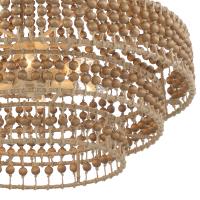 Six Light Chandelier by Crystorama - Silas Collection, Burnished Silver Finish - SIL-B6006-BS