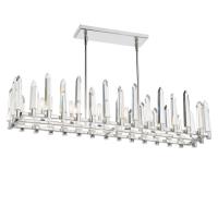 Six Light Chandelier by Crystorama - Watson Collection, Polished Nickel Finish - WAT-B2006-PN