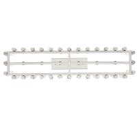 Six Light Chandelier by Crystorama - Watson Collection, Polished Nickel Finish - WAT-B2006-PN