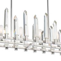 Six Light Chandelier by Crystorama - Watson Collection, Polished Nickel Finish - WAT-B2006-PN
