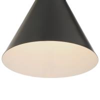 One Light Pendant by Crystorama - Xavier Collection, Matte Black Finish - XAV-B8301-MK