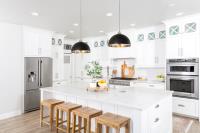 One Light Pendant by Z-Lite - Landry Collection, Matte Black + Brushed Nickel Finish - 1004P14-MB-BN