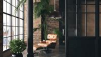 One Light Pendant by Z-Lite - Landry Collection, Matte Black + Chrome Finish - 1004P14-MB-CH
