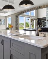 One Light Pendant by Z-Lite - Landry Collection, Matte Black + Chrome Finish - 1004P20-MB-CH