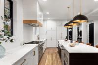 One Light Pendant by Z-Lite - Landry Collection, Matte Black + Rubbed Brass Finish - 1004P20-MB-RB