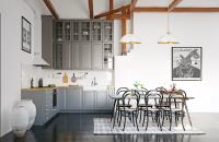One Light Pendant by Z-Lite - Landry Collection, Matte White + Rubbed Brass Finish - 1004P20-MW-RB