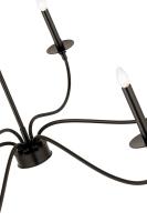 Six Light Chandelier by Z-Lite - Arrington Collection, Matte Black Finish - 2301-42MB