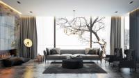 Six Light Chandelier by Z-Lite - Arrington Collection, Rubbed Brass Finish - 2301-42RB