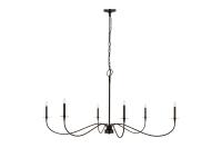 Six Light Chandelier by Z-Lite - Arrington Collection, Matte Black Finish - 2301-63MB