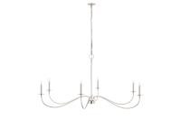 Six Light Chandelier by Z-Lite - Arrington Collection, Polished Nickel Finish - 2301-63PN