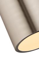 One Light Flush Mount by Z-Lite - Harley Collection, Brushed Nickel Finish - 2302F1-BN