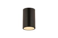 One Light Flush Mount by Z-Lite - Harley Collection, Matte Black Finish - 2302F1-MB