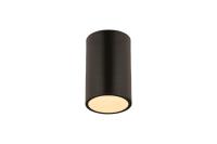 One Light Flush Mount by Z-Lite - Harley Collection, Matte Black Finish - 2302F1-MB
