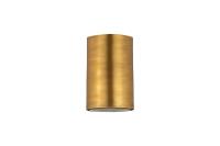 One Light Flush Mount by Z-Lite - Harley Collection, Rubbed Brass Finish - 2302F1-RB