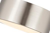 Two Light Flush Mount by Z-Lite - Harley Collection, Brushed Nickel Finish - 2302F2-BN