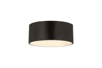 Two Light Flush Mount by Z-Lite - Harley Collection, Matte Black Finish - 2302F2-MB