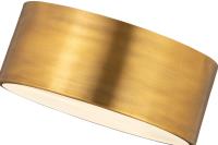 Two Light Flush Mount by Z-Lite - Harley Collection, Rubbed Brass Finish - 2302F2-RB