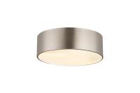 Three Light Flush Mount by Z-Lite - Harley Collection, Brushed Nickel Finish - 2302F3-BN