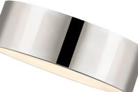 Three Light Flush Mount by Z-Lite - Harley Collection, Chrome Finish - 2302F3-CH