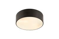 Three Light Flush Mount by Z-Lite - Harley Collection, Matte Black Finish - 2302F3-MB