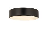 Four Light Flush Mount by Z-Lite - Harley Collection, Matte Black Finish - 2302F4-MB