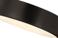 Four Light Flush Mount by Z-Lite - Harley Collection, Matte Black Finish - 2302F4-MB