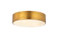 Four Light Flush Mount by Z-Lite - Harley Collection, Rubbed Brass Finish - 2302F4-RB