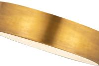 Four Light Flush Mount by Z-Lite - Harley Collection, Rubbed Brass Finish - 2302F4-RB
