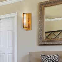 One Light Wall Sconce by Z-Lite - Aideen Collection, Tawny Brass Finish - 6000-1S-TBR