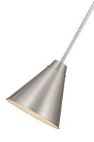 One Light Pendant by Z-Lite - Eaton Collection, Brushed Nickel Finish - 6011P12-BN