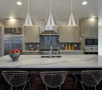 One Light Pendant by Z-Lite - Eaton Collection, Brushed Nickel Finish - 6011P12-BN