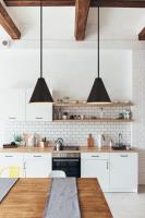 One Light Pendant by Z-Lite - Eaton Collection, Matte Black Finish - 6011P12-MB