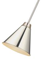 One Light Pendant by Z-Lite - Eaton Collection, Polished Nickel Finish - 6011P12-PN