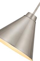 One Light Pendant by Z-Lite - Eaton Collection, Brushed Nickel Finish - 6011P18-BN