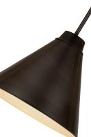 One Light Pendant by Z-Lite - Eaton Collection, Bronze Plate Finish - 6011P18-BP