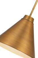 One Light Pendant by Z-Lite - Eaton Collection, Rubbed Brass Finish - 6011P18-RB