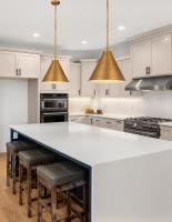 One Light Pendant by Z-Lite - Eaton Collection, Rubbed Brass Finish - 6011P18-RB